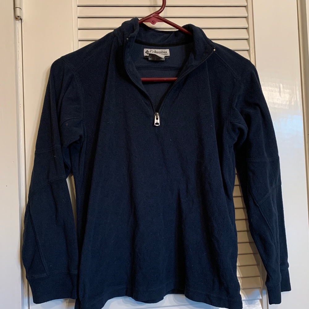 Columbia fleece, size 7, navy